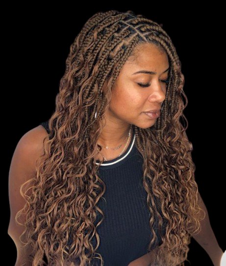 Bohemian Box Braids