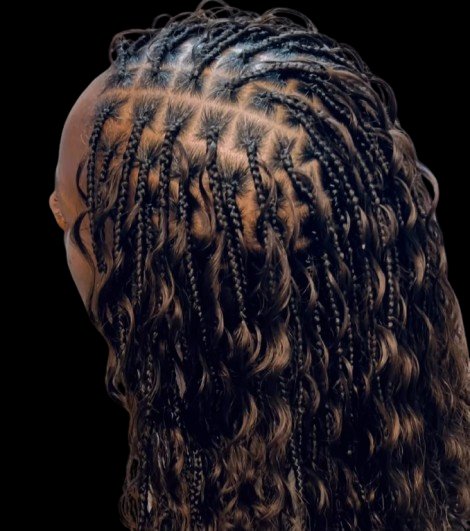 Bohemian Knotless Braids