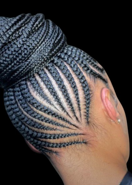 Ponytail Cornrows